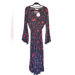 House of Skye blossom Flamenco midnight dress, NWT,  size m/l